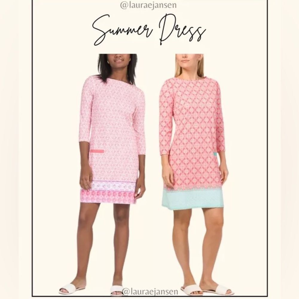 Cabana Life Shift Women's Dress Coral Tides (Size XL) - Picture 5 of 15